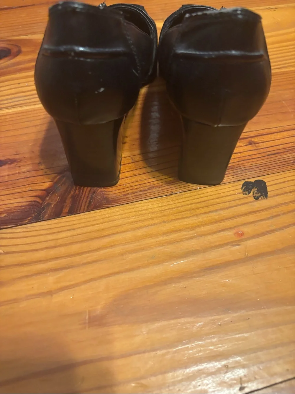 Pierre Dumas Black Pointed Toe Slip-On Loafers